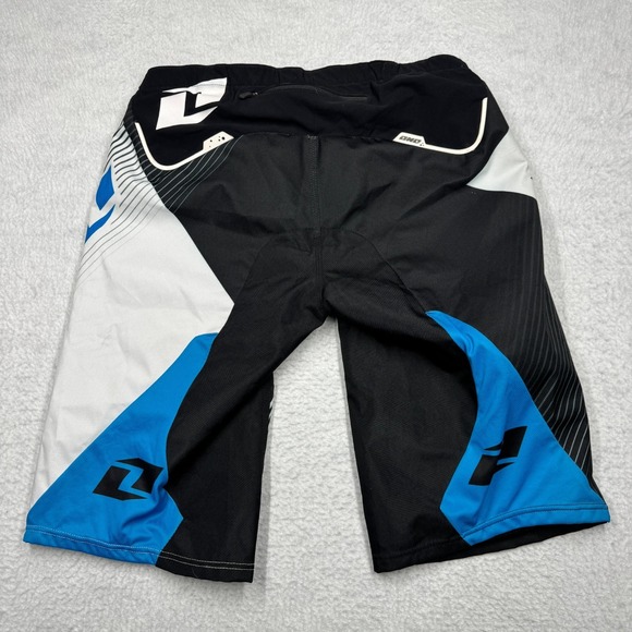 ONE INDUSTRIES Gamma DH Czar Black White Motocross MTB Shorts Men's Size 36 - Picture 6 of 8